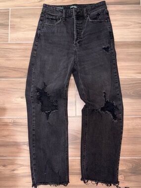 Wild Fable Black Distressed Women’s Jeans Size 4 - Used